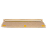 Maty na schody 15 szt. 65x21x4 cm Srebrne prostokątne krawędzie