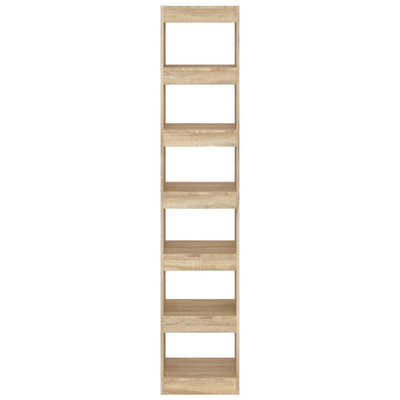 Regał na książki/przegroda, dąb sonoma, 40x30x198 cm