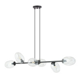 Lampa wisząca PANDORA 6 BL TRANSPARENT