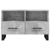 vidaXL Szafka pod TV, szarość betonu, 80x36x50 cm