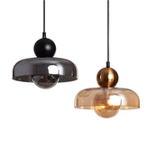 Lampa Wisząca metal i szkło dymione G9 ?24cm Abruzzo Cartier