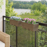 Balustrada 2 pcs 50 x 17 x 17 cm Metal