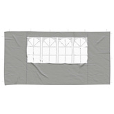 Ściana boczna namiotu na imprezy 2 pcs 400 x 195 cm jasnoszary