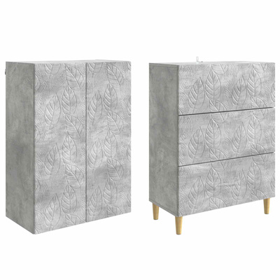 Zestaw szafek 2 szt. 66 x 34,5 x 90 cm Drewno inżynieryjne