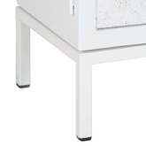 vidaXL Szafka pod TV, biała, 115x30x46 cm, lite drewno mango