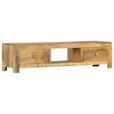 vidaXL Szafka pod TV, 140 x 30 x 32 cm, lite drewno mango