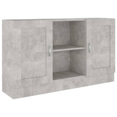 vidaXL Szafka, szarość betonu, 120x30,5x70 cm, materiał drewnopochodny