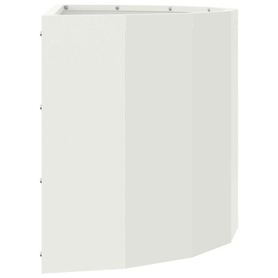 Donica Biały 60 x 30 x 35 cm Stal