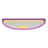 Nakładki na schody, 15 szt., fioletowe, 65x21x4 cm