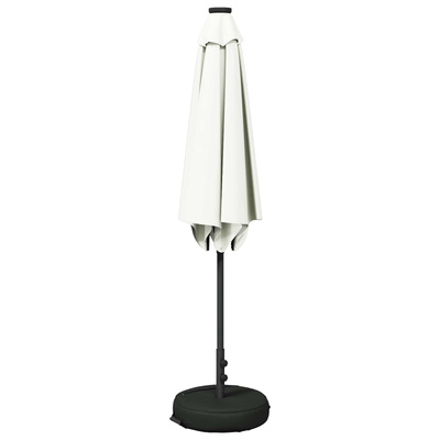 Parasol ogrodowy z oświetleniem LED i podstawą 300 x 300 cm