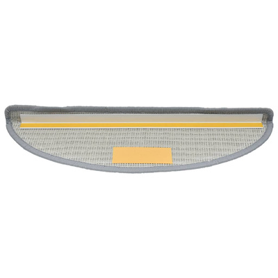 Maty na schody 15 szt. 56x17x3 cm Szare półokrągłe