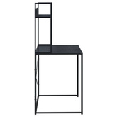 vidaXL Biurko na komputer, czarne 110x60x138cm materiał drewnopochodny