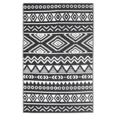 vidaXL Dywan zewnętrzny, czarny, 140 x 200 cm, PP