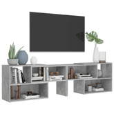 vidaXL Szafka pod TV, szarość betonu, 149x30x52 cm
