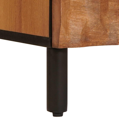 Highboard Wykończenie w kolorze brązowego akacji Drewno z mango
