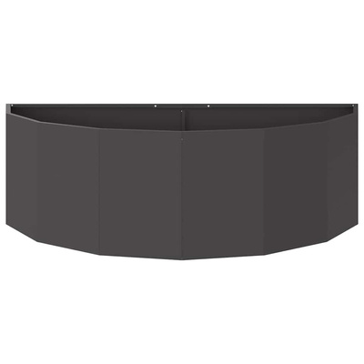 Donica Czarny 120 x 60 x 35 cm Stal