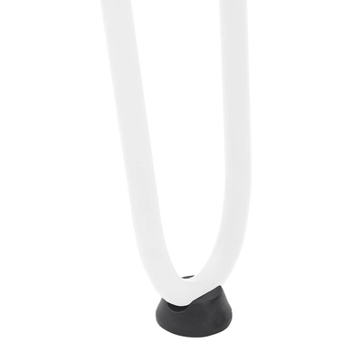 nogi wsuwkowe do stolików konsolowych do stolika konsolowego 4 szt. Biały 72 cm Stal lite