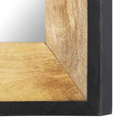 vidaXL Lustro, 80 x 50 cm, lite drewno mango