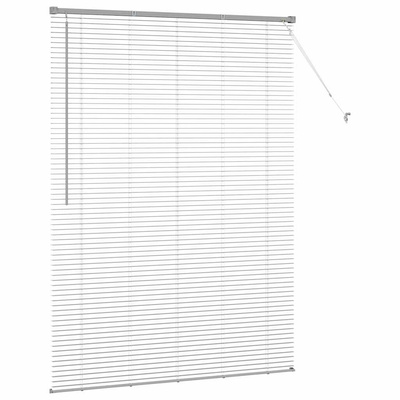 Żaluzje weneckie Srebrny 175 x 135 cm Aluminium