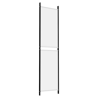 3-panelowy, biały,150x200 cm, tkanina Parawan