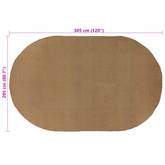 Dywany pokojowe naturalny 205 x 305 cm Juta