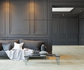 Lampa LED Prestige - czarna liniowa 2m
