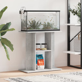 Stojak pod akwarium Betonowy Szary 60x30x60 cm Drewno konstrukcyjne