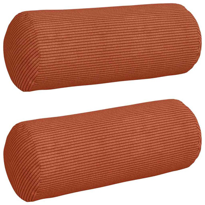 Poduszki Wałkowe 2 pcs Czerwono-pomarańczowy ? 15 x 40 cm