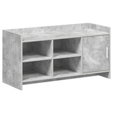 Szafka na buty z drzwiami Betonowy szary 100 x 39,5 x 51 cm