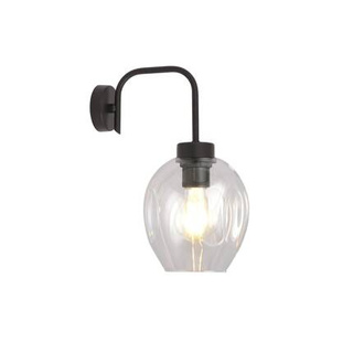 Kinkiet LUKKA K1 BLACK/TRANSPARENT