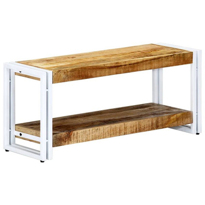 vidaXL Szafka pod TV, 90x30x40 cm, lite drewno mango