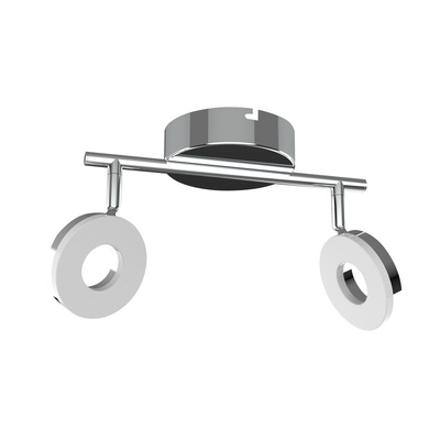 Lampa sufitowa Thema listwa regulowana LED 2-punktowa do korytarza
