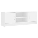 vidaXL Szafka pod TV, biała, 102x30x37,5 cm, materiał drewnopochodny