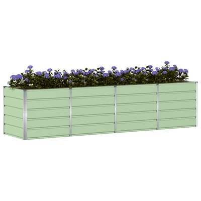 Donica Zielony 320 x 80 x 75 cm Stal