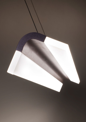 Lampa sufitowa wisząca candellux curacoa led brązowy 4000k