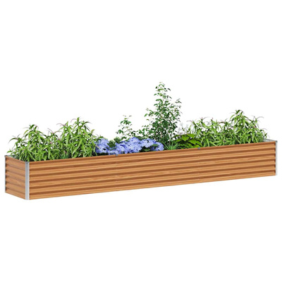 Podniesiona rabata ogrodowa 290 x 50 x 36 cm Stal Galwanizowana