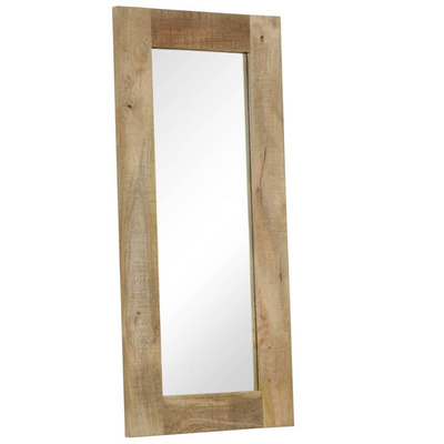 vidaXL Lustro z ramą z litego drewna mango, 50 x 110 cm