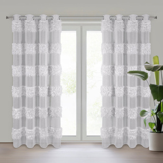 Firana Margaret srebrna 140x250