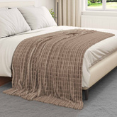 Koce narzutowe 6 pcs Camel 200 x 150 cm Polar