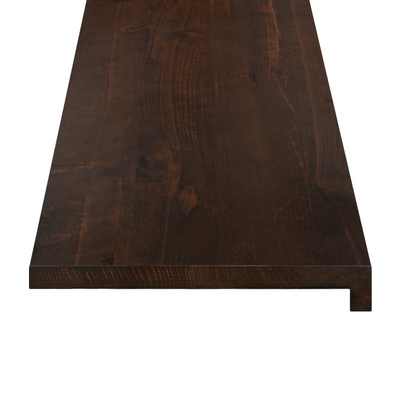 Nakładki na schody 8 szt. 90 x 25 x 2 cm Ciemny brąz