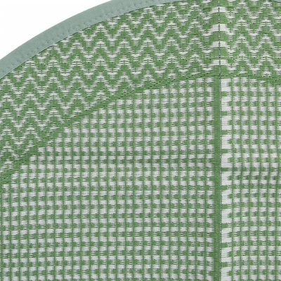 Dywan na zewnątrz, zielony, ?200 cm, PP vidaXL