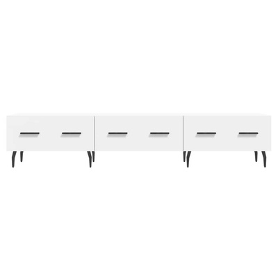 vidaXL Szafka pod TV, biała, 150x36x30 cm, materiał drewnopochodny model standard