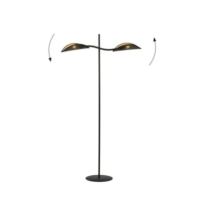 Lampa stojąca LOTUS LP2 BLACK/GOLD