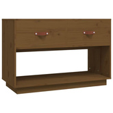 vidaXL Szafka pod TV, miodowy brąz, 90x40x60 cm, lite drewno sosnowe