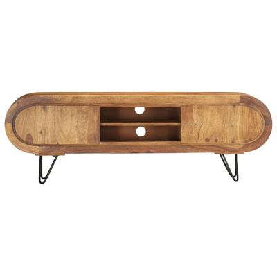 vidaXL Szafka pod TV, 140x30x45 cm, lite drewno sheesham