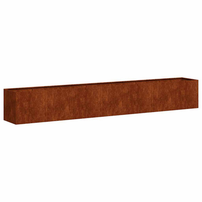 Doniczka Rusty 280x40x40 cm Stal nierdzewna