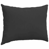 Poduszki na sofę 2 pcs Czarny 70 x 50 cm tkanina