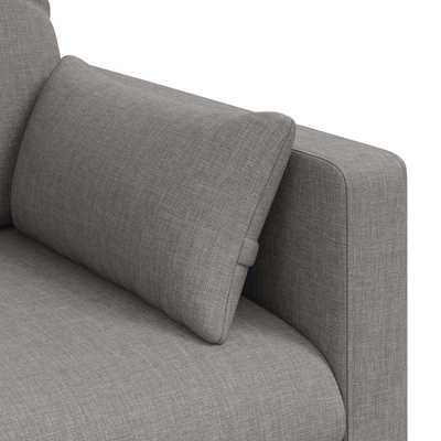 Sofa Ciemnoszary 139 x 78 x 80 cm tkanina