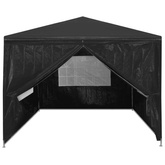 vidaXL Namiot imprezowy, 3 x 3 m, antracytowy
