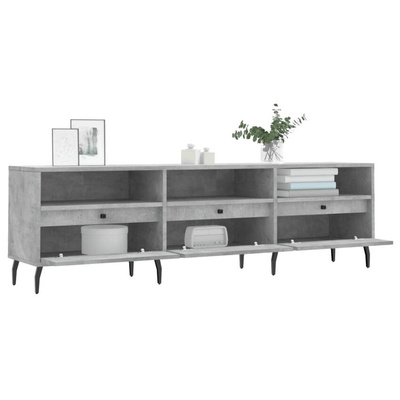 vidaXL Szafka pod TV, szarość betonu, 150x30x44,5 cm wariant 7